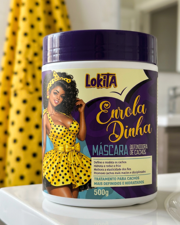 Máscara definidora de cachos - Enroladinha