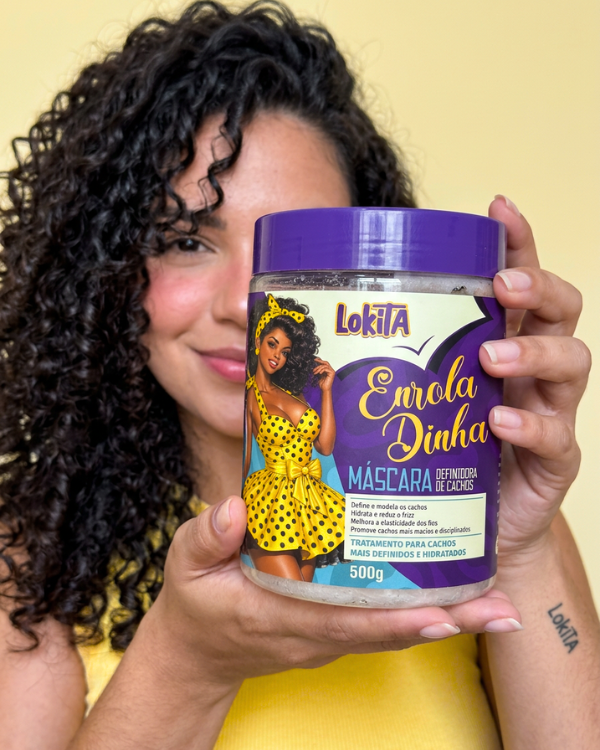 Máscara definidora de cachos - Enroladinha