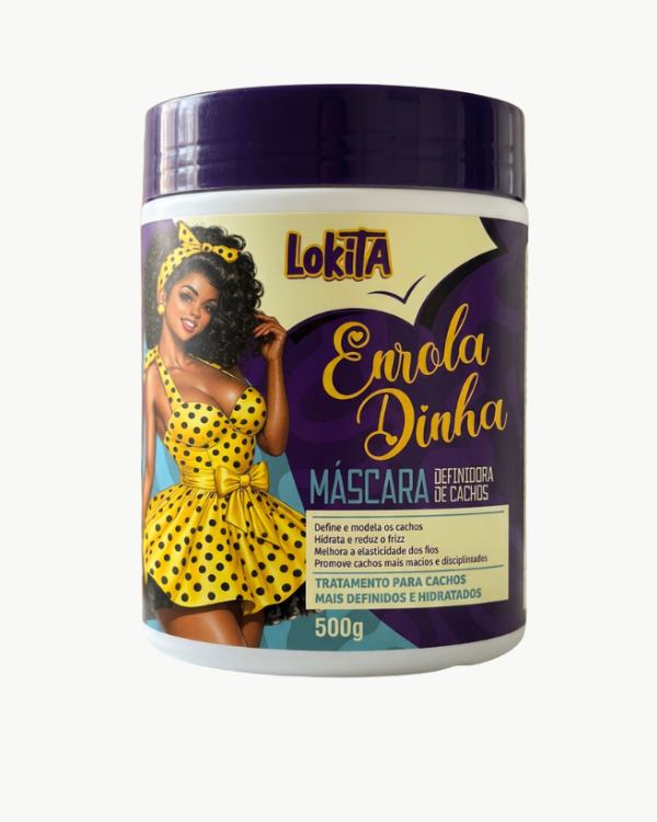 Máscara definidora de cachos - Enroladinha